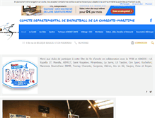 Tablet Screenshot of basket17.fr